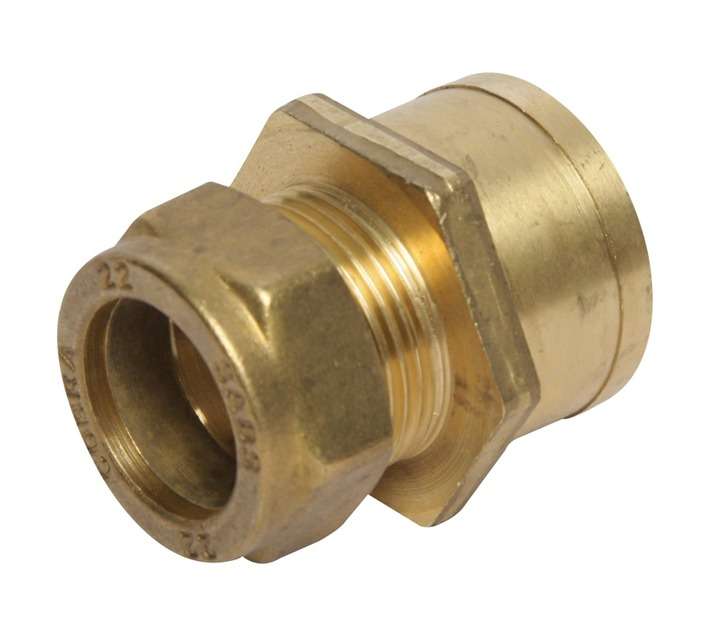 Cobra 20mm Straight Copper to Female Iron Reducing Coupler Compression Fitting