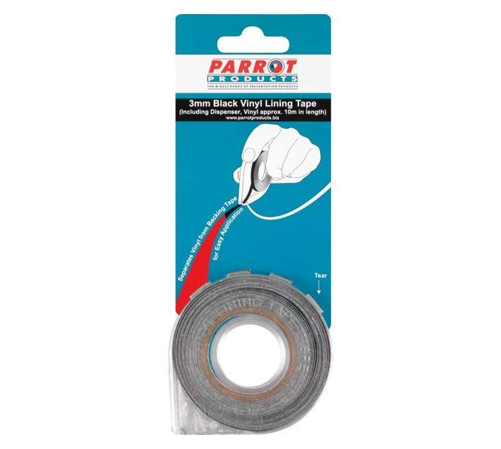 Parrot Products VT7005 Vinyl Lining Tape - Red (10m x 3mm)