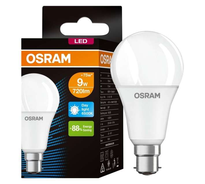 Osram A60 LED Globe - Cool Daylight (9W)
