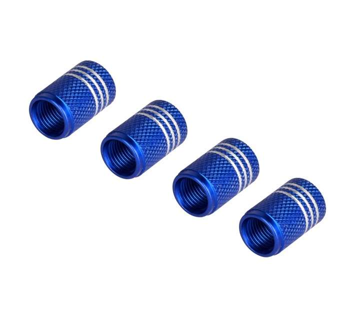 Autoworx T23674 4 Piece Valve Caps - Stainless Steel