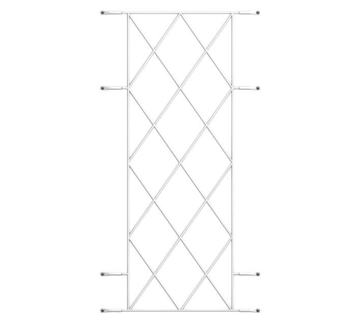 Xpanda Burglar Guard Diam - White (460 x 1000mm)