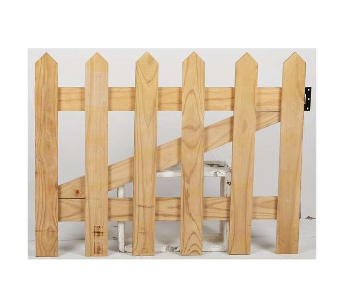 Wild Ways PG003 CCA Treated Picket Fence Gate - Natural (600 x 780mm)