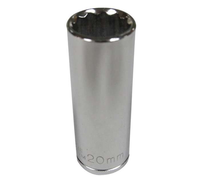 Mastercraft D/Wall Socket 1/2 Inch Dr 12 Pt - Chrome (20mm)