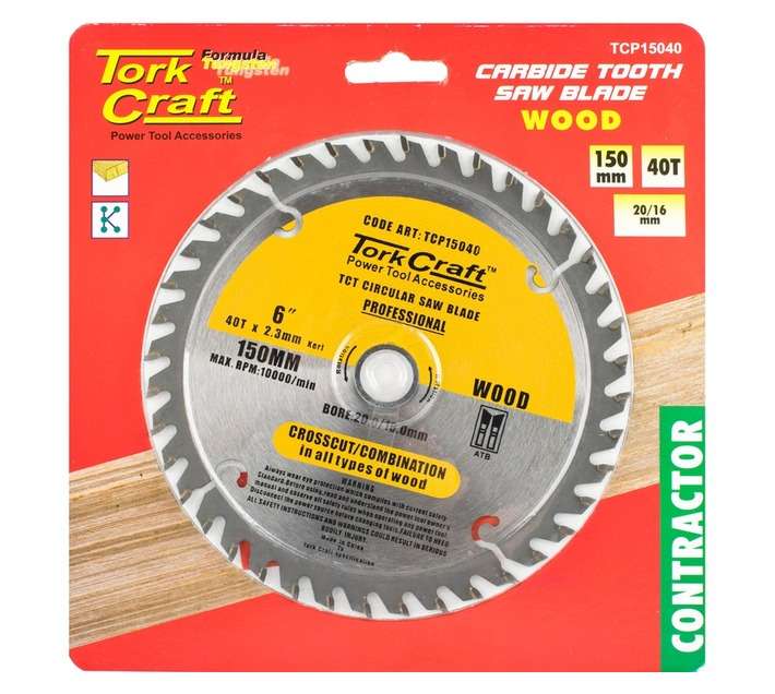 Tork Craft Contractors Circular Saw Blade (150mm)