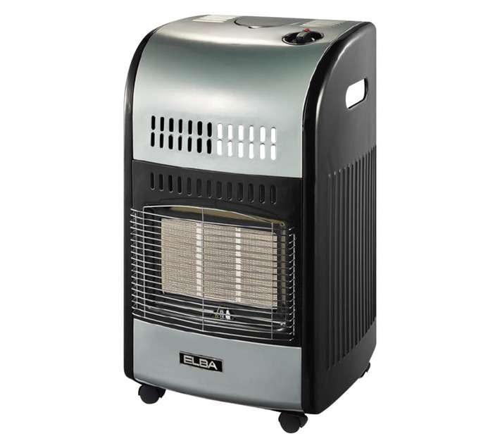 Elba 16/EL1000RS Retro Gas Heater - Silver