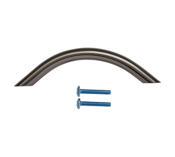 Home and Kitchen Arch Handle - Black Nickel (96mm)