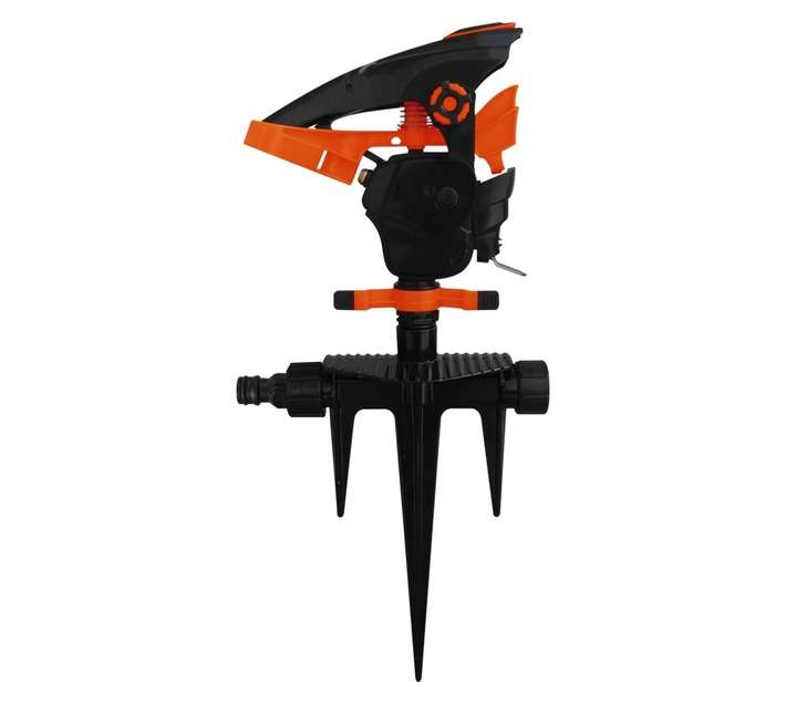 Garden Master Auto Gear Pulsating Sprinkler - Black/Orange