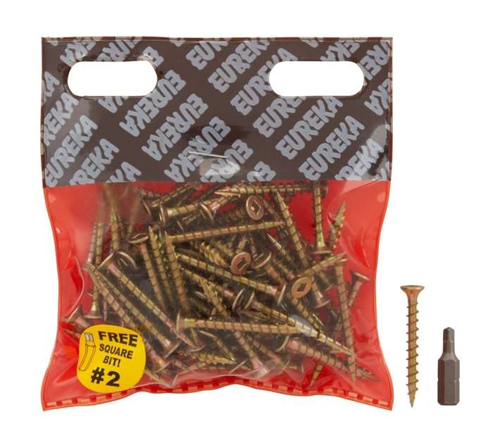 Eureka 1FG40U 4 x 40mm Cut Screw Full Thread (75 Pack)