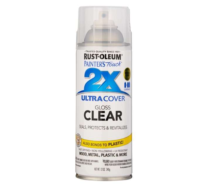 Rust-Oleum Spray Paint Touch 2X Ultra Cover - Gloss Clear (340g)