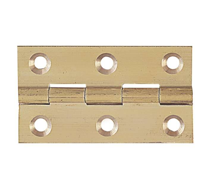 Mackie Butt Hinge - Brass (75mm)