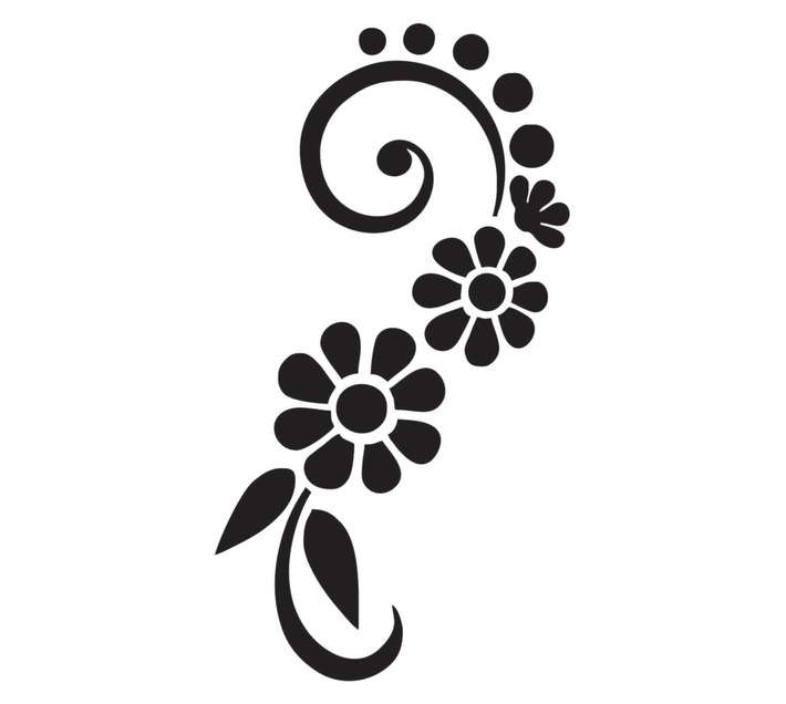 Unlimited Flower Stencil (73 x 136mm)