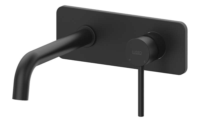 Lusso LSS1014B Reno Concealed Basin Mixer with Spout - Black