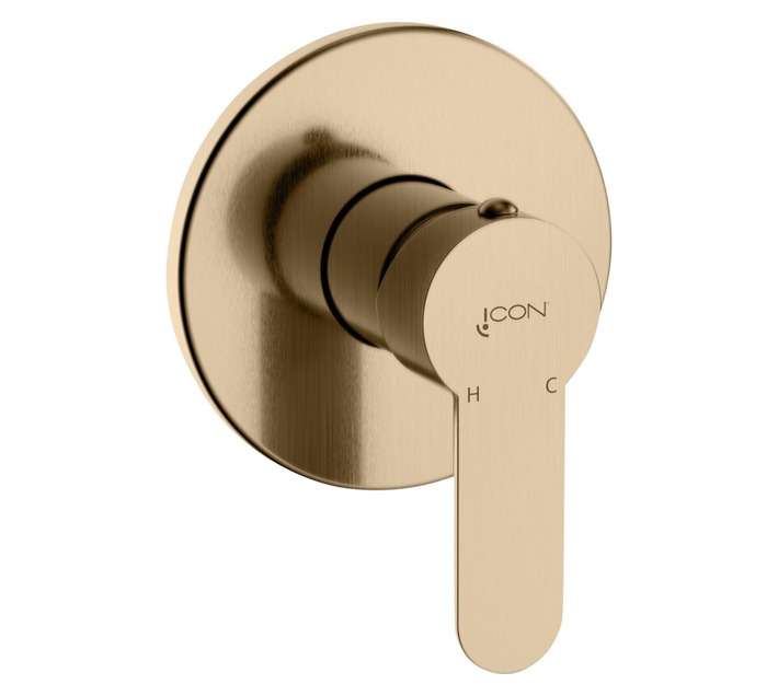 Icon Aquarius Concealed Shower Mixer - Gold