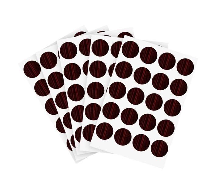 FIT 36 x Stick On Camo Cover Caps - Burghan Mahogany (14mm)