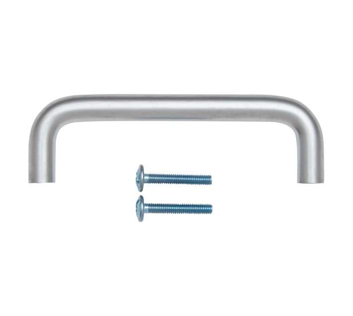 Home and Kitchen D Handle - Dull Chrome (96mm)