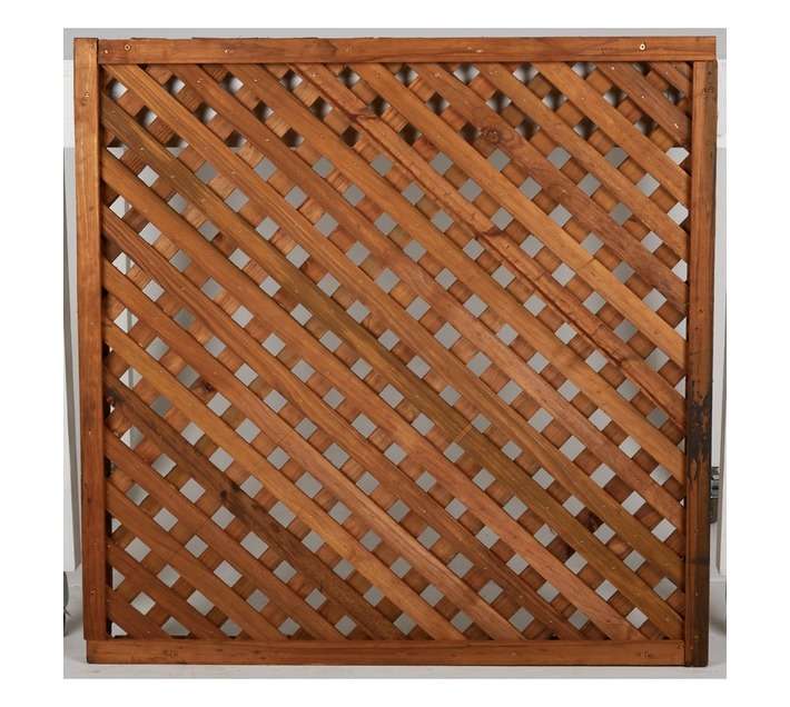 Wild Ways Imbuia Lattice Panel 20mm Aperture - CCA Treated (900 x 900mm)