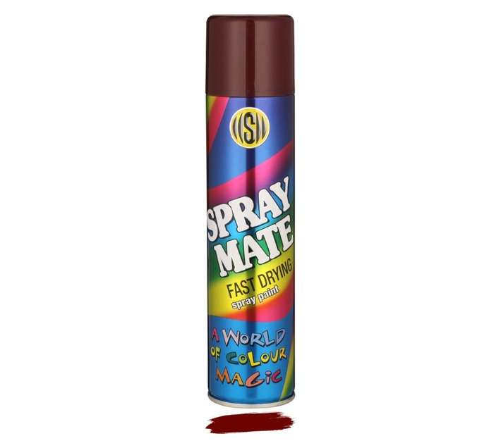 Bravo Fast Drying Lacquer Spray Paint - Maroon (250ml)