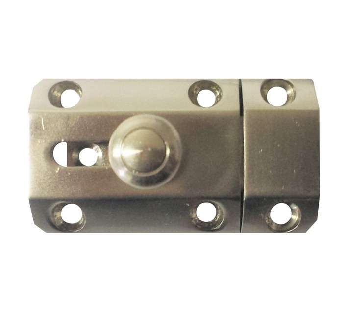 Euro Brass Auto Bolt - Nickel (50mm)