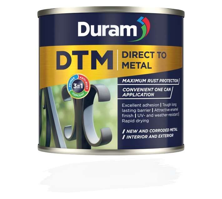 Duram DTM Hammered - White (250ml)