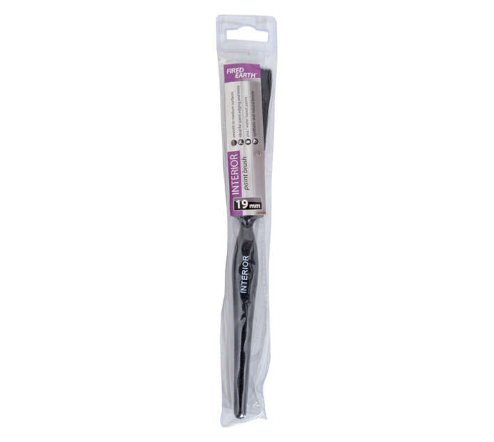Fired Earth Interior Paint Brush - Grey (19mm)