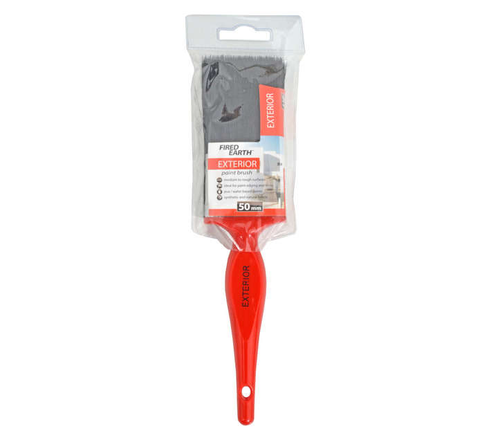 Fired Earth Exterior Paint Brush - Red (50mm)