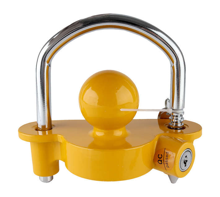 Motoquip MQ8469 Trailer Hitch Lock - Yellow