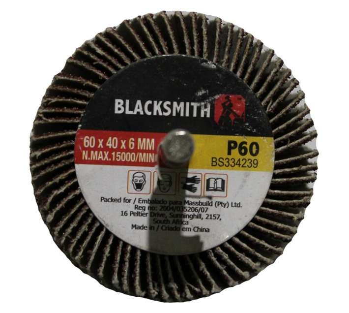 Blacksmith P60 Chuck Mount Flap Wheel (60 x 40mm)