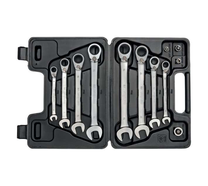 Gedore Red 12 Piece Combination Ratchet Spanner Set (8 - 19mm)