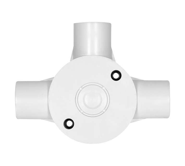PVC Round Box 3 Way 25mm