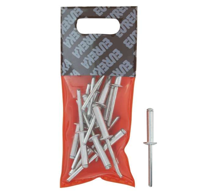 Eureka 15 x Aluminium Open Blind Rivets (4.8 x 21mm)