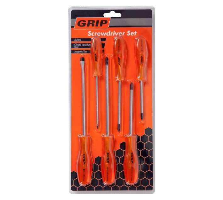 Grip Blacktip Screwdriver Set (6 Piece)