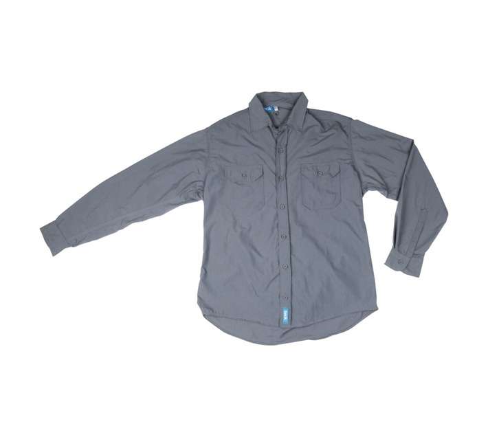 Beck Taslon Long Sleeve Shirt - Grey (2 XL)