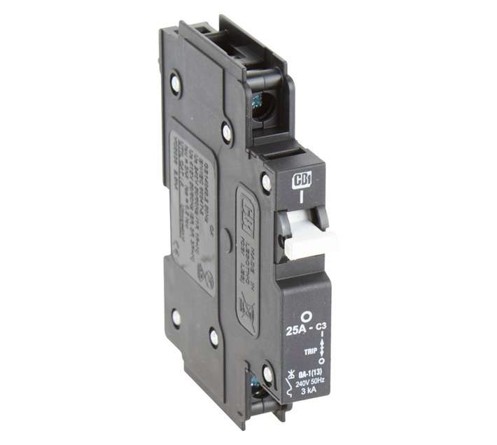 CBI QAL18325BP 3Ka Circuit Breaker - Black (25A)