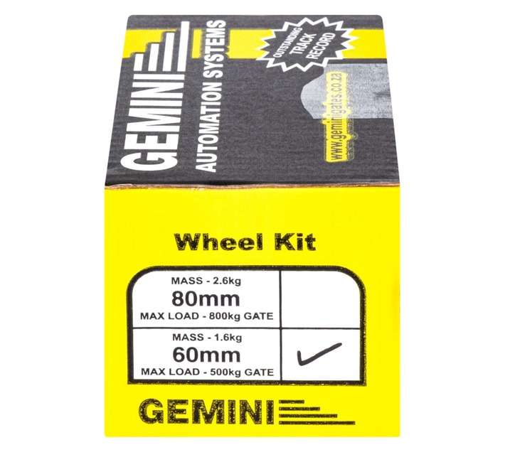 GEMINI S02050 Sliding Gate Wheel Kit (60mm)