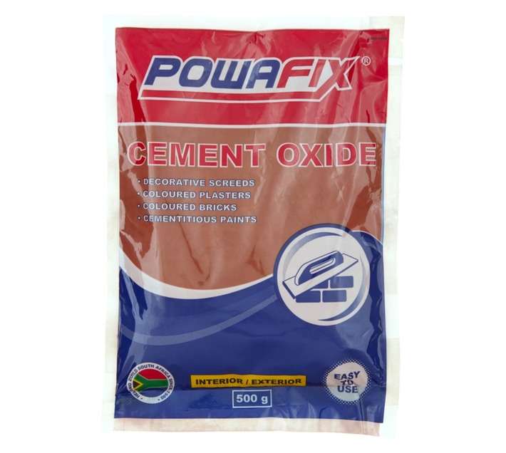 Powafix Cement Oxide Powder - Red (500g)