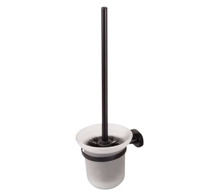 Wildberry ABS6113 Toilet Bowl Brush with Holder - Black (390 x 100 x 160mm)