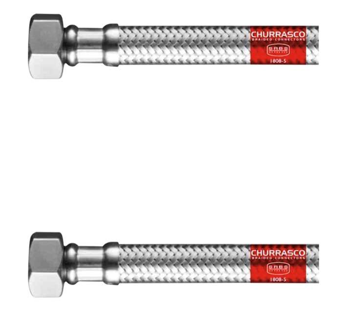 Churrasco Braided 1/2"Fe-1/2"Fe Connector (450mm)