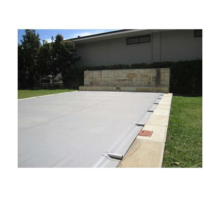 PowerPlastics Solid Safety Pool Cover - Grey (5 x 3m)
