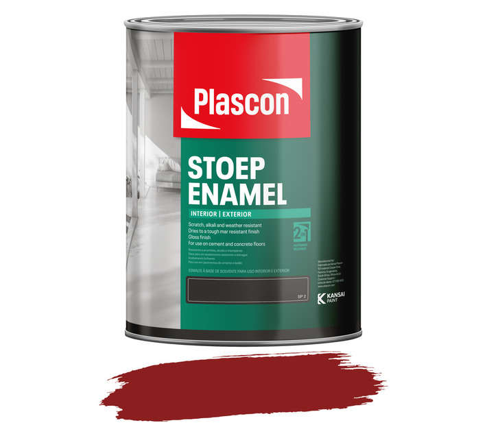Plascon Stoep Enamel - Red (5L)
