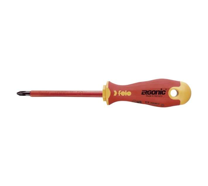 Felo PH0 Ergonic Insulated Philips Screwdriver - Red/Yellow (2.5 x 60mm)