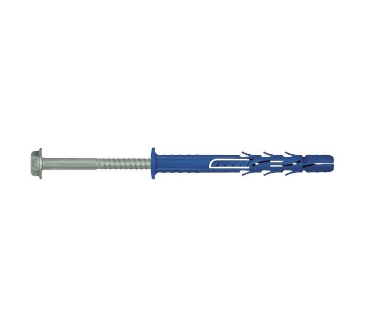 Rawlplug 4 x Frame Fixing Plugs and Screws - Silver (10 x 135mm)
