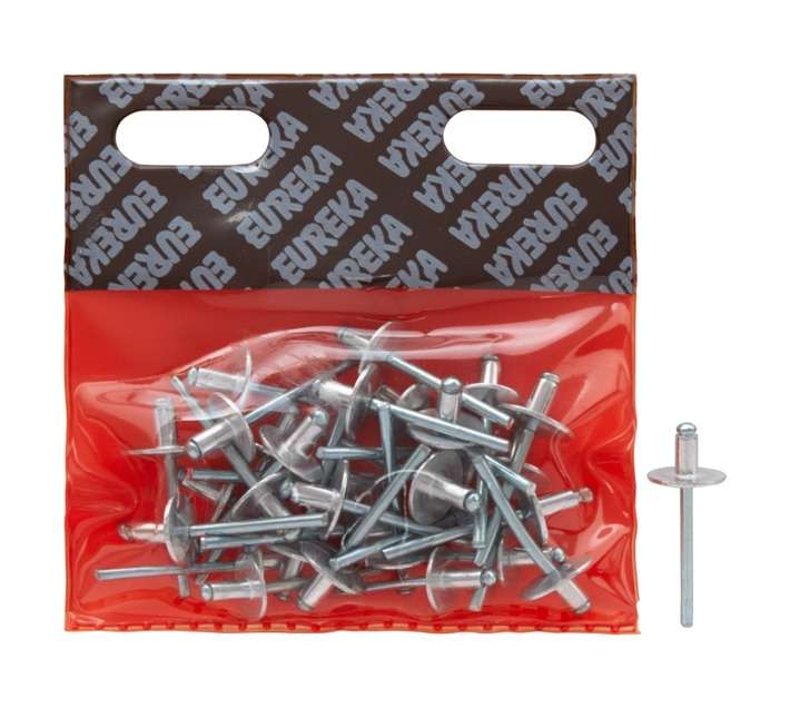 Eureka Large Flange Aluminium Blind Rivets (4.8 x 8mm)