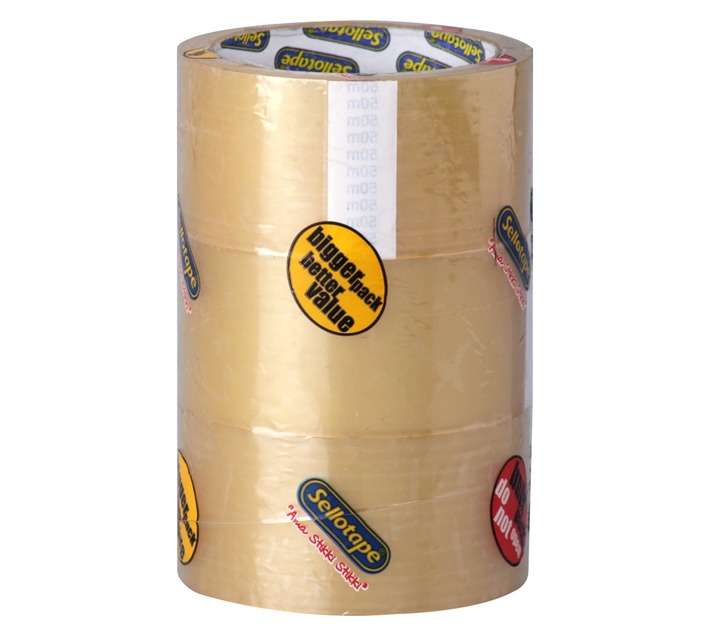 SelloTape Tower Pack Pak 3 - Clear
