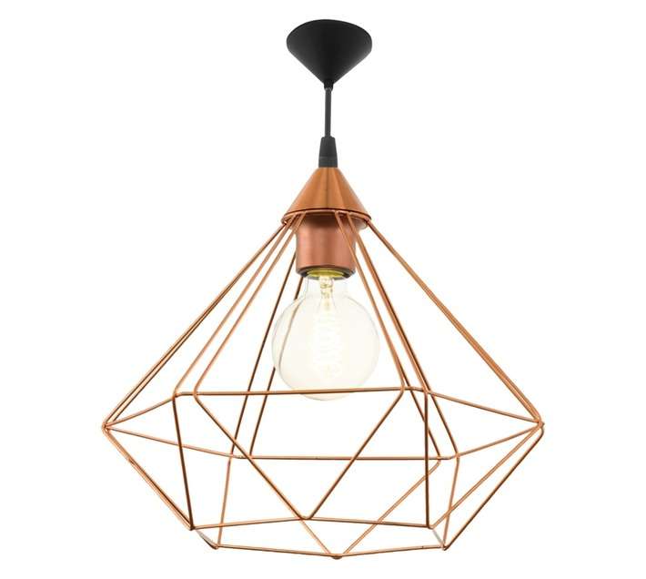 Eglo Tarbes Pendant Light - Copper/Black
