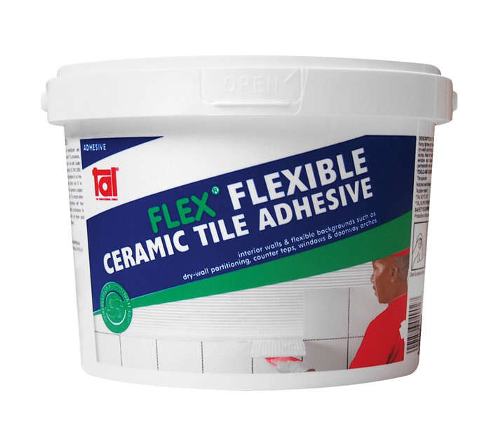 TAL Flex Flexible Ceramic Tile Adhesive - White (5kg)