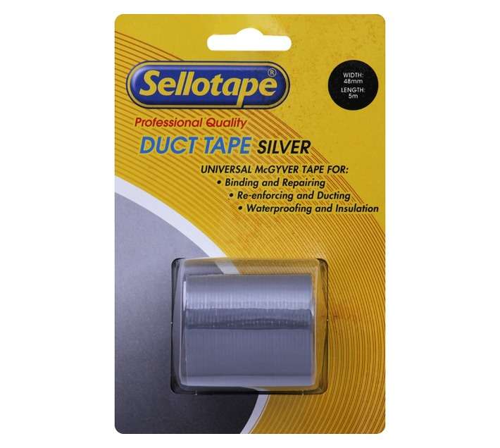 Sellotape DIY Duct Tape SA5850 - Silver (5000 x 48 x 50mm)
