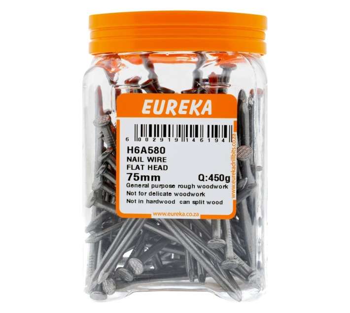 Eureka 75mm Wire Nails (450g)