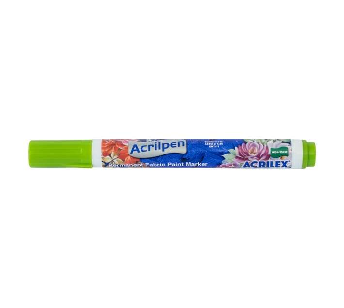 Acrilex AAPLG Acripen Fabric Maker - Leaf Green (14 x 14 x 145mm)