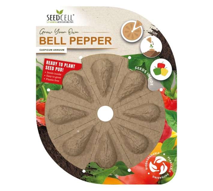 Seedcell Bell Pepper Seed Pods (8 Pack)