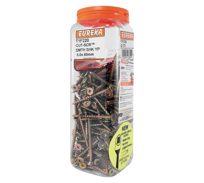 Eureka 5 x 60mm Cut/Screw Smooth Shank Yp (Q170)
